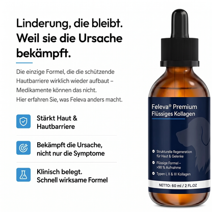 Feleva Premium Flüssig-Kollagen für Hunde