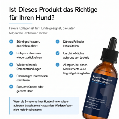 Feleva Premium Flüssig-Kollagen für Hunde