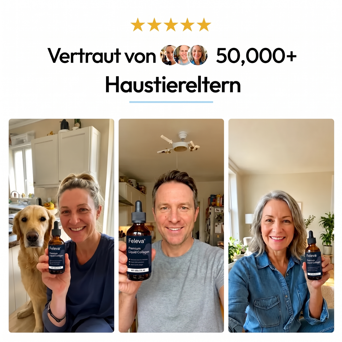 Feleva Premium Flüssig-Kollagen für Hunde