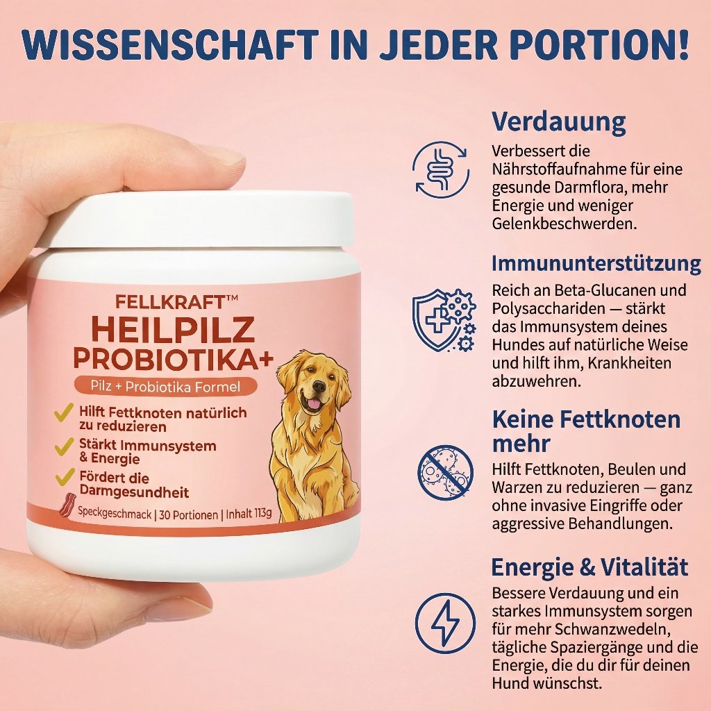 Fellkraft® Turkey Tail Heilpilz + Probiotika